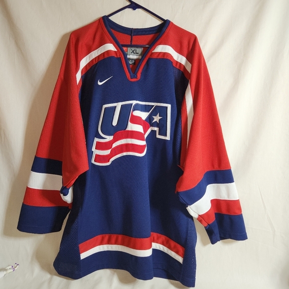 Mike Modano Jersey Olympic USA Hockey Team 2002 Genuine Nike Salt Lake City - Picture 3 of 7